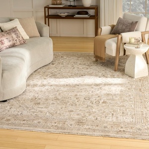image:imageNourison Home Harbor Ivory Blue 710 x 10 Area Rug  Easy Clean Non Shedding Bed Room Living Room Dining Room Kitchen 8 x 10Beige
