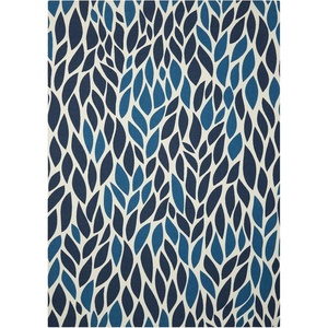 image:imageNourison Home Home amp Garden IndoorOutdoor Multicolor 44 x 63 Area rug Easy cleaning Non Shedding Bed Room Living Room Dining Room Kitchen 4x6Blue
