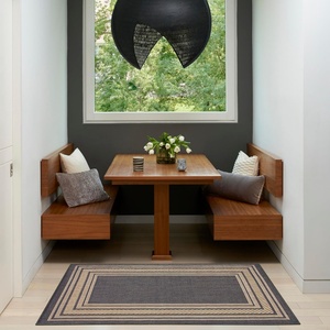 image:imageNourison Home Horizon IndoorOutdoor Green 8 x Round Area Rug  Easy Clean Non Shedding Bed Room Living Room Dining Room Kitchen 8 x RoundCharcoal