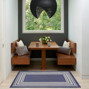 image:imageNourison Home Horizon IndoorOutdoor Green 8 x Round Area Rug  Easy Clean Non Shedding Bed Room Living Room Dining Room Kitchen 8 x RoundNavy