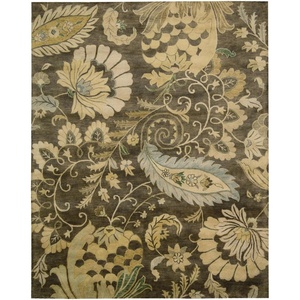 image:imageNourison Home Jaipur Botanical Moss 79 x 99 Area Rug Easy Cleaning Non Shedding Bed Room Living Room Dining Room Kitchen 7x10Moss
