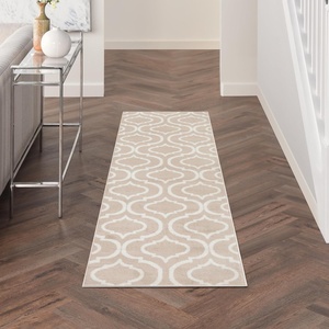 image:imageNourison Home Jubilant Grey 53 x 73 Area Rug  Easy Clean Non Shedding Bed Room Living Room Dining Room Kitchen 5 x 7Beige