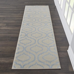 image:imageNourison Home Jubilant Grey 53 x 73 Area Rug  Easy Clean Non Shedding Bed Room Living Room Dining Room Kitchen 5 x 7Ivory Blue