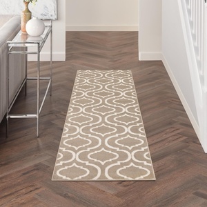 image:imageNourison Home Jubilant Grey 53 x 73 Area Rug  Easy Clean Non Shedding Bed Room Living Room Dining Room Kitchen 5 x 7Taupe