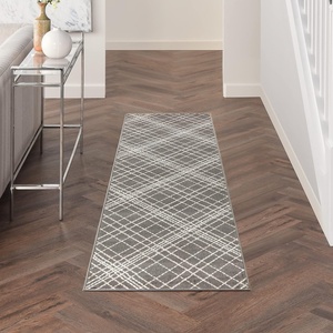 image:imageNourison Home Jubilant Ivory Navy 2 x 4 Area Rug  Easy Clean Non Shedding Bed Room Living Room Dining Room Kitchen 2 x 4Grey