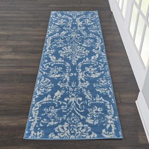 image:imageNourison Home Jubilant Ivory Pink 6 x 9 Area Rug  Easy Clean Non Shedding Bed Room Living Room Dining Room Kitchen 6 x 9Blue