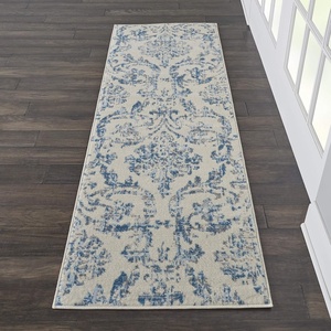 image:imageNourison Home Jubilant Ivory Pink 6 x 9 Area Rug  Easy Clean Non Shedding Bed Room Living Room Dining Room Kitchen 6 x 9Ivory Blue