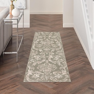 image:imageNourison Home Jubilant Ivory Pink 6 x 9 Area Rug  Easy Clean Non Shedding Bed Room Living Room Dining Room Kitchen 6 x 9Olive