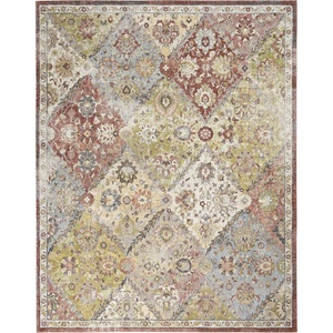 image:imageNourison Home Juniper Floral Terracotta Multicolor 9 x 12 Area Rug Easy Clean Non Shedding Bed Room Living Room Dining Room Kitchen 9x12Terracotta Multicolor