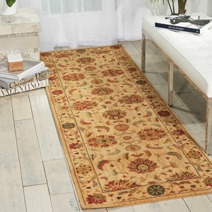 image:imageNourison Home Living Treasures Persian IvoryRed 26 x 8 Area Rug Easy Cleaning Non Shedding Bed Room Living Room Dining Room Kitchen 3x8Ivory