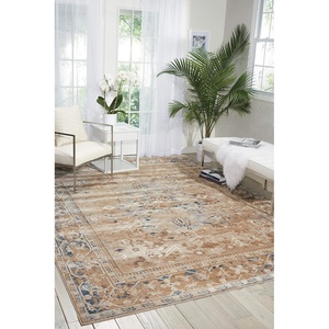 image:imageNourison Home Malta Traditional Taupe 22 x 77 Area Rug Easy Cleaning Non Shedding Bed Room Living Room Dining Room Kitchen 2x8