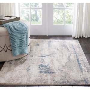 image:imageNourison Home Maxell IvoryTeal 310 x 510 Area Rug  Easy Clean Non Shedding Bed Room Living Room Dining Room Kitchen 4 x 622 x 76 22 x 76 Runner