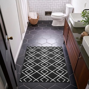 image:imageNourison Home Modern Lines Modern Geometric Denim 5 x 7 Area Rug Easy Clean Non Shedding Bed Room Living Room Dining Room Kitchen 5x7Black