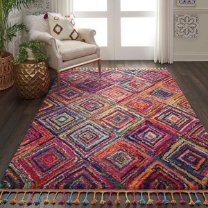 image:imageNourison Home Moroccan Casbah Red Multicolor 710 x 106 Area Rug  Easy Clean Non Shedding Bed Room Living Room Dining Room Kitchen 8 x 113 ft 11 in x 6 ft