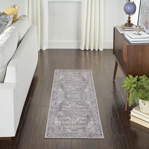 image:imageNourison Home New Concept Washables Light Blue Multicolr 53 x 73 Area Rug  Easy Clean Non Shedding Bed Room Living Room Dining Room Kitchen 5 x 7Grey