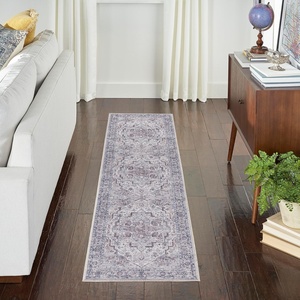 image:imageNourison Home New Concept Washables Light Blue Multicolr 53 x 73 Area Rug  Easy Clean Non Shedding Bed Room Living Room Dining Room Kitchen 5 x 7Ivory Beige