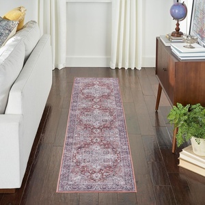 image:imageNourison Home New Concept Washables Light Blue Multicolr 53 x 73 Area Rug  Easy Clean Non Shedding Bed Room Living Room Dining Room Kitchen 5 x 7Ivory Brick