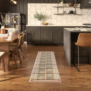 image:imageNourison Home Nordic Green Blue 5 x 7 Area Rug  Easy Clean Non Shedding Bed Room Living Room Dining Room Kitchen 5 x 7Rust Multicolor