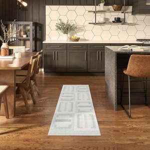 image:imageNourison Home Nordic Ivory 5 x 7 Area Rug  Easy Clean Non Shedding Bed Room Living Room Dining Room Kitchen 5 x 7Ivory Blue