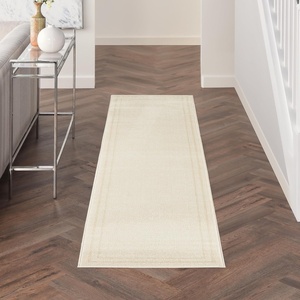 image:imageNourison Home Nourison Essentials NavyIvory 5 x Square Area Rug  Easy Clean Non Shedding Bed Room Living Room Dining Room Kitchen 5 x SquareIvory Gold