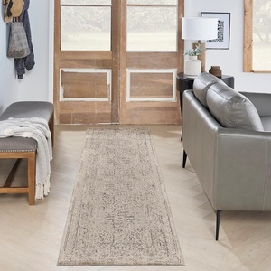 image:imageNourison Home Nyle Ivory Grey Blue 26 x 46 Area Rug  Easy Clean Non Shedding Bed Room Living Room Dining Room Kitchen 3 x 5IvoryGreyBlue