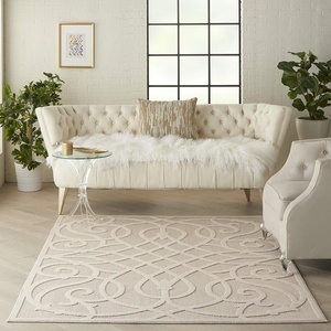 image:imageNourison Home Palamos Cream 6 x 9 Area Rug  Easy Clean Non Shedding Bed Room Living Room Dining Room Kitchen 6 x 9Cream