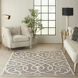 image:imageNourison Home Palamos Cream 6 x 9 Area Rug  Easy Clean Non Shedding Bed Room Living Room Dining Room Kitchen 6 x 9Grey