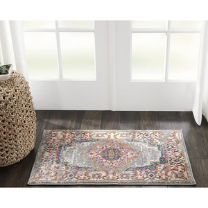 image:imageNourison Home Passion Fuchsia 110 x 210 Area Rug  Easy Clean Non Shedding Bed Room Living Room Dining Room Kitchen 2 x 3Grey