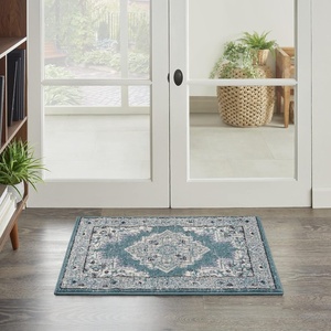 image:imageNourison Home Passion Fuchsia 110 x 210 Area Rug  Easy Clean Non Shedding Bed Room Living Room Dining Room Kitchen 2 x 3Turquoise Grey