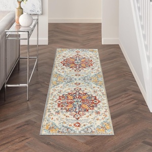 image:imageNourison Home Passion Ivory Multicolor 53 x 73 Area Rug  Easy Clean Non Shedding Bed Room Living Room Dining Room Kitchen 5 x 7Ivory Multicolor