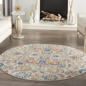 image:imageNourison Home Passion Sunburst 110 x 210 Area Rug  Easy Clean Non Shedding Bed Room Living Room Dining Room Kitchen 2 x 3IvoryMulti