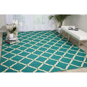 image:imageNourison Home Portico IndoorOutdoor Navy 8 x 106 Area Rug Easy Cleaning Non Shedding Bed Room Living Room Dining Room Backyard Deck Patio 8x11Aqua