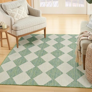 image:imageNourison Home Positano Beige 5 x 7 Area Rug  Easy Clean Non Shedding Bed Room Living Room Dining Room Kitchen 5 x 7Blue Green