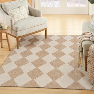image:imageNourison Home Positano Beige 5 x 7 Area Rug  Easy Clean Non Shedding Bed Room Living Room Dining Room Kitchen 5 x 7Jute