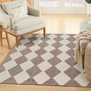 image:imageNourison Home Positano Beige 5 x 7 Area Rug  Easy Clean Non Shedding Bed Room Living Room Dining Room Kitchen 5 x 7Natural