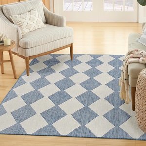 image:imageNourison Home Positano Beige 5 x 7 Area Rug  Easy Clean Non Shedding Bed Room Living Room Dining Room Kitchen 5 x 7Navy Blue