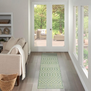 image:imageNourison Home Positano Blue Green 2 x 6 Area Rug  Easy Clean Non Shedding Bed Room Living Room Dining Room Kitchen 6 Runner