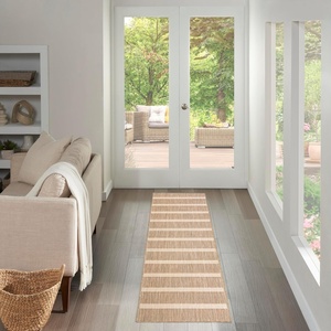 image:imageNourison Home Positano Navy Ivory 22 x 12 Area Rug  Easy Clean Non Shedding Bed Room Living Room Dining Room Kitchen 12 RunnerBeige Ivory
