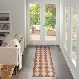image:imageNourison Home Positano Terracotta 22 x 12 Area Rug  Easy Clean Non Shedding Bed Room Living Room Dining Room Kitchen 12 Runner