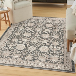 image:imageNourison Home Renewed Charcoal 6 x 9 Area Rug  Easy Clean Non Shedding Bed Room Living Room Dining Room Kitchen 6 x 9Charcoal