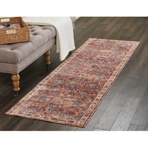 image:imageNourison Home Reseda Traditional Brick 23 x 76 AreaRug EasyCleaning Non Shedding Bed Room Living Room Dining Room Kitchen 2x8Brick