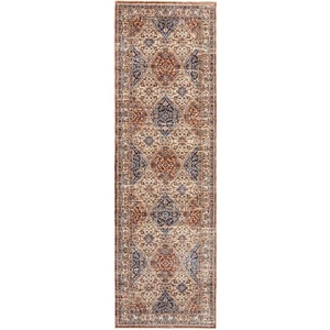 image:imageNourison Home Reseda Traditional Brick 23 x 76 AreaRug EasyCleaning Non Shedding Bed Room Living Room Dining Room Kitchen 2x8Multi Color