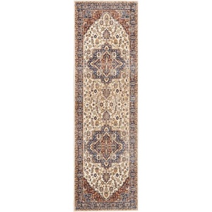 image:imageNourison Home Reseda Traditional Cream 53 x 76 Area Rug Easy Clean Non Shedding Bed Room Living Room Dining Room Kitchen 5x8Cream