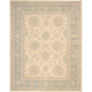image:imageNourison Home Royal Serenity Slate 39 x 59 Area Rug  Easy Clean Non Shedding Bed Room Living Room Dining Room Kitchen 4 x 6Ivory Blue