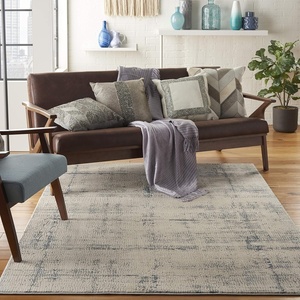 image:imageNourison Home Rustic Textures Grey Beige 53 x 73 Area Rug  Easy Clean Non Shedding Bed Room Living Room Dining Room Kitchen 5 x 7Ivory Blue