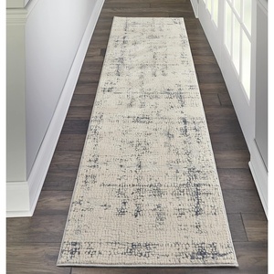 image:imageNourison Home Rustic Textures Grey Beige 53 x 73 Area Rug  Easy Clean Non Shedding Bed Room Living Room Dining Room Kitchen 5 x 7IvoryBlue