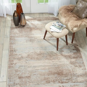 image:imageNourison Home Rustic Textures Rustic Beige 53 x round Area Rug Easy Cleaning Non Shedding Bed Room Living Room Dining Room Kitchen 5 RoundBeige