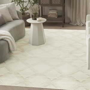 image:imageNourison Home Serenity Home Ivory 10 x 14 Area Rug  Easy Clean Non Shedding Bed Room Living Room Dining Room Kitchen 10 x 14Ivory