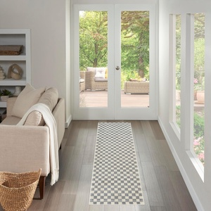 image:imageNourison Home Serenity Home Ivory 53 x 73 Area Rug  Easy Clean Non Shedding Bed Room Living Room Dining Room Kitchen 5 x 7Ivory Blue