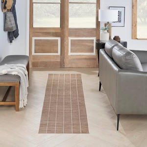 image:imageNourison Home Serenity Home Ivory 6 x 9 Area Rug  Easy Clean Non Shedding Bed Room Living Room Dining Room Kitchen 6 x 9Mocha Ivory